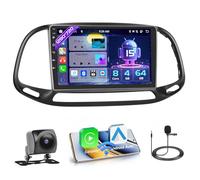 Hikity [8 Core 4+64GB] Android 15 Autoradio, Carplay Android Auto sans Fil, pour Fiat Doblo/Yeni Kasa 2015 Radio, Hikity Écran Tactile 9’’ Bluetooth Stéréo Mirror Link GPS WiFi SWC USB