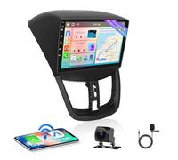Hikity 8 Core 4+64GB Android 15 Autoradio pour Peugeot 207 2006-2010 Radio Wireless CarPlay Android Auto Kit Mains Libres Bluetooth 9" Écran GPS WiFi DSP FM RDS