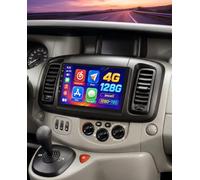 Hikity Autoradio Android 15 4+64G pour Renault Trafic Opel Vivaro avec Wireless CarPlay Android Auto