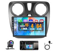 Hikity Autoradio Android 5G WiFi 4+64G pour Renault Dacia Lodgy 2021/Dokker 2012-2020, 9" Écran avec Radio Con Wireless CarPlay Android Auto Navi Bluetooth FM/RDS SWC Caméra de Recul