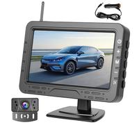 Hikity Kit Caméra Recul sans Fil 4,3" TN IP68 Support Plaque