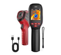 HIKMICRO D01 Caméra Thermique, Résolution Supérieure 240x240, SuperScene, Caméra d'Imagerie Thermique 96x96, Batterie de 3350mAh pour 11 heures d'autonomie, Enregistrement de Photos et Vidéos