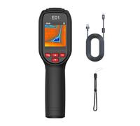Caméra thermique HIKMICRO E01 SuperIR Résolution IR 240 x 240 Caméra Imagerie thermique Taux de rafraîchissement de 20 Hz, caméra thermique portable compacte avec pointeur laser, -20°C à 400°C