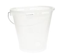Hiko Seau abreuvoir pour veaux en plastique, transparent sans tétine et sans vanne