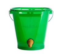 Hiko Seau abreuvoir pour veaux transparent, vert complet avec tétine 1-CLICK et vanne CLICK