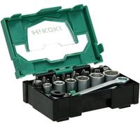 HiKOKI 40030020 Jeu dembouts TORX® intérieur, vis à fente, cruciforme Phillips, vis Pozidriv, hexagonal avec porte-embout