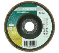 HiKOKI 4100118 Disque a lamelles 125x22, 23mm, Gr.80