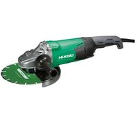 HIKOKI 51124166 - Amoladora 2200W disco 230mm 6600 rpm con empuñadura y disco G23SW2