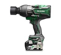 HIKOKI 51200876 - Atornillador de impacto a batería multivolt 36V motor brushless 0-2100 rpm 1100Nm inserción cuadradillo 3/4 capacidad M10-M24 con 2 baterias y cargador WR36DAZ