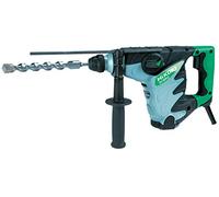 HIKOKI 51224536 - Martillo ligero combinado eléctrico SDS-Plus 850W 3.2J 3700imp con tope de profundidad y maletin DH30PC2Z Noir