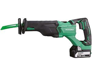 HIKOKI 51256166 - Sierra de sable a bateria 18V 5Ah velocidad 0-2500rpm con bateria cargador y maletin CR18DBLWJZ, Autre
