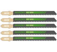 HiKOKI 750021 Lame HCS pour scie sauteuse, bois, 100,4/75x9,5x1,25 mm, 5pcs.