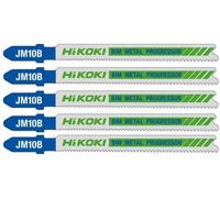 HiKOKI 750031 BIM Lame pour bois et métal pour scie sauteuse, 132/105×10×1,25 mm, 5 pieces
