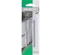 HIKOKI 750470 - Cuchillas para cepillo 82MM (2 piezas) desechables 82x2 mm