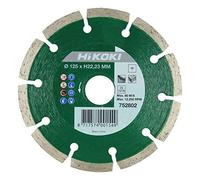 HIKOKI 752802 - Disque diamant 125x22,2x7 mm Universel travail général segment segmenté hauteur 7 mm