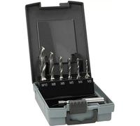 HIKOKI 780139 HSS-G DIN 335C Jeu de forets combinés 1/4"