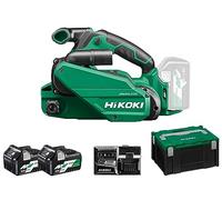 HIKOKI Akku Bandschleifer SB3608DA (18V, Akku 2,5 Ah, Schleiffläche (Breite): 76 mm, Bandlänge: 533 mm, Bandgeschwindigkeit: 122-450 m/min, Brushless) Zubehör : alles im HSC Koffer.