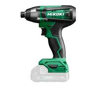 HIKOKI Akku Schlagschrauber WH18DFW2Z, 1/4" Werkzeugaufnahme (18V, Max. Festdrehmoment: 150 Nm, Bolzen und Muttern: M6-M14, Brushless, Zubehör Koffer, ohne Akku und Ladegerät)