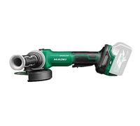 HIKOKI Akku Winkelschleifer G3613DVF (36V, Paddle Schalter, Schleifscheiben Ø: 125 mm, Antriebsspindel: M14, Leerlaufdrehzahl: 3200-10000 min-1) Plus Zubehör, OHNE Akku, Ladegerät und Transportkoffer.