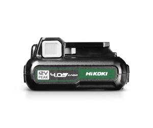 HiKOKI Batterie rechargeable 12 V Li-Ion 4,0 Ah - Batterie de rechange avec indicateur de charge LED, compatible avec les outils électriques HiKOKI 12 V - 91 x 45 x 74 mm, poids : 0,33 kg