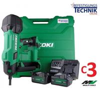 Hikoki cloueur à béton sans fil NC1840DAWQZ 15-40mm 2x5,0Ah pour clous à béton C3 Spit Pulsa Tjep Makita Fischer