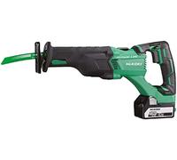 HiKOKI Scie sabre CR18DBLWJZ 18 V 5 Ah Li-ion 0–2500 tr/min avec batterie, chargeur et mallette