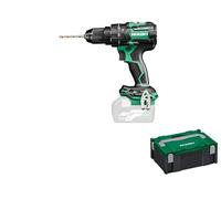 HiKOKI DV36DCW2Z Perceuse-Visseuse à Percussion, 36 V, 155 Nm, 13 mm | Moteur sans balais, mandrin métal, livré en coffret sans batterie ni chargeur, idéal béton, bois et métal