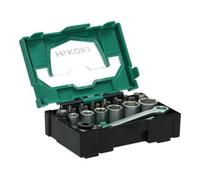 HiKOKI Jeu d'embouts 24 (avec cliquet) – Torx PH PZ SL – Boîte pour bricoleurs et professionnels