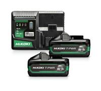 HiKOKI UC36YSL2WAZ Booster pack 2x 4.0Ah/18V 8.0Ah Li-Ion Multivolt + Chargeur rapide