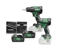 Pack 2 outils 18V (DS18DE + WH18DE) (2x5.0 Ah) - HIKOKI KC18DEWBZ