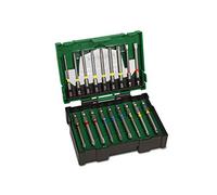 HiKOKI Jeu de 18 Embouts, Coffret de Vissage Précis 75 mm, Torx PH PZ | Embouts robustes en métal pour bois et plastique, boîte empilable, compatibles avec visseuses et perceuses