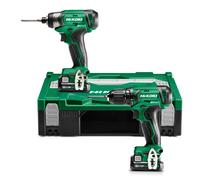 Combopack 2 outils 12V (DS12DA + WH12DA) (2x2,5 Ah) - HIKOKI KC12DAWAZ