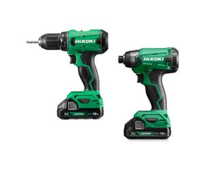HiKOKI Kit HiKOKI perceuse-visseuse sans fil + visseuse à choc KC18DA Quantité:1