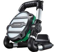 HiKOKI Lampe de Chantier sans Fil - 18 V, 750 lm, 11,5 h d’Autonomie, Tête Inclinable à 240°, Construction Robuste - Idéale pour Chantiers et Ateliers