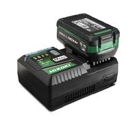 HiKOKI Lot de 2 Batteries Multi-Volts 36 V/4,0 Ah et 18 V/8,0 Ah + Chargeur Rapide - Puissant, Efficace, Durable - Idéal pour Les Outils Professionnels