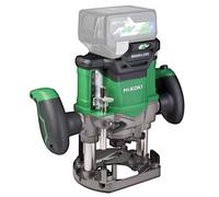 HiKOKI Défonceuse sans fil - 36 V, pince de serrage Ø 6/8/12 mm, course de 50 mm - Brushless, LED, poignées réglables, Soft-touch - Avec coffret de transport - Sans batterie ni chargeur