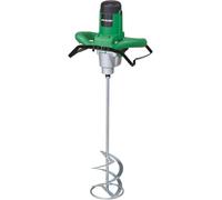HiKOKI Mélangeur - 1600 W, Capacité de Mélange 160 mm - Vitesse variable, Design robuste, Protection contre les Surcharges, Poignées Renforcées en Métal - Idéal pour Matériaux Lourds