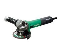 HiKOKI Meuleuse d’angle - 125mm, 1320W, moteur sans balais, vitesse variable, protection contre le recul, poignée fine, verrouillage de la broche, pour le travail du métal et de la pierre