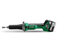 HiKOKI Meuleuse droite GP18DA sans fil (18 V (2 x 5,0 Ah) batterie Li-ion, moteur brushless, pince de serrage Ø : 6 mm, tiges de ponçage Ø max. : 50 mm, vitesse de rotation à vide : 7000-29000