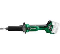 HiKOKI Meuleuse droite sans fil GP18DA (18 V, moteur brushless, pince de serrage Ø : 6 mm, diamètre du col de la broche : 40 mm, tiges de ponçage Ø max. : 50 mm, vitesse de rotation à vide :