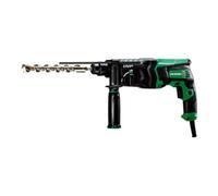 HIKOKI Akku Bohrhammer DH28PBY2W1Z, SDS-plus Aufnahme (240V, Leistungsaufnahme: 850 Watt, Volllastschlagzahl: 0-4300 min-1) Lieferumfang: 1 Zusatzhandgriff, 1 Bohrtiefenanschlag, 1 HSC I Koffer.
