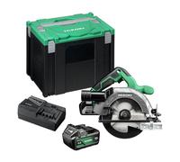 HIKOKI Scie circulaire Ø 165 mm 18V 2x5Ah - C1806DAWRZ