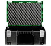 HiKOKI System Case II 402539 Mallette pour matériels électroportatifs plastique noir, vert (L x l x H) 295 x 158 x 295 mm