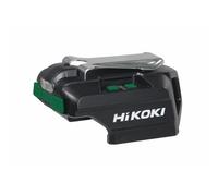 HiKOKI UC18DAJ4Z Chargeur Pratique pour Batteries 18 V et Multi Volts avec lumière LED intégrée et Fonction Banque d'alimentation