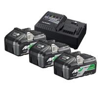HiKOKI UC18YSL3WB3 Boosterpack Multi-Volt - Set Batteries 36V (3 X 8Ah) - Incl Chargeur UC18YSL3