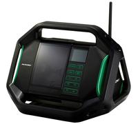 HiKOKI UR18DSALW4Z Radio De Chantier Sans Fil 14,4-18 V Li-Ion - Fonctionne Sur Secteur Et Batterie