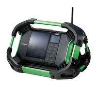 HiKOKI UR18DSDLW4Z Radio de chantier 14,4/18 V, Sans batterie, ni chargeur