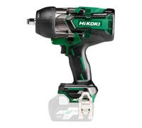 HiKOKI Visseuse à chocs sans fil - 36 V, 1.650 Nm de couple, 1/2" - Protection IP56, moteur sans balais, lumière LED, conception compacte - Avec mallette HSC III - Sans batterie/chargeur