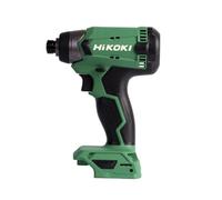 HiKOKI WH18DJL Visseuse à Chocs sans Fil 18 V, Couple 140 Nm, Embout 1/4" | Outil compact pour montage bois et métal, 2700 tr/min, LED intégrée, sans batterie ni chargeur, idéal pour chantier