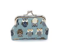 HIKOO DAILY 1 porte-monnaie pour femme avec joli motif hibou imprimé moraillon, 1 pièce - 14, Taille unique